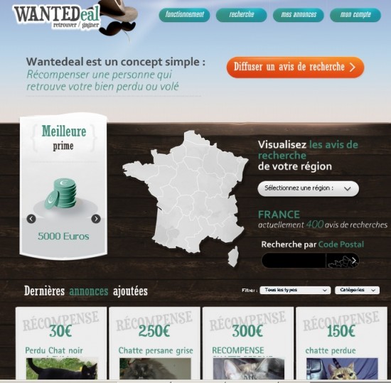 Wantedeal objets trouvés annonces recherches