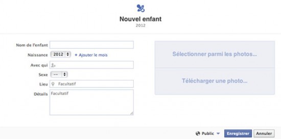 Facebook Annonce Bebe