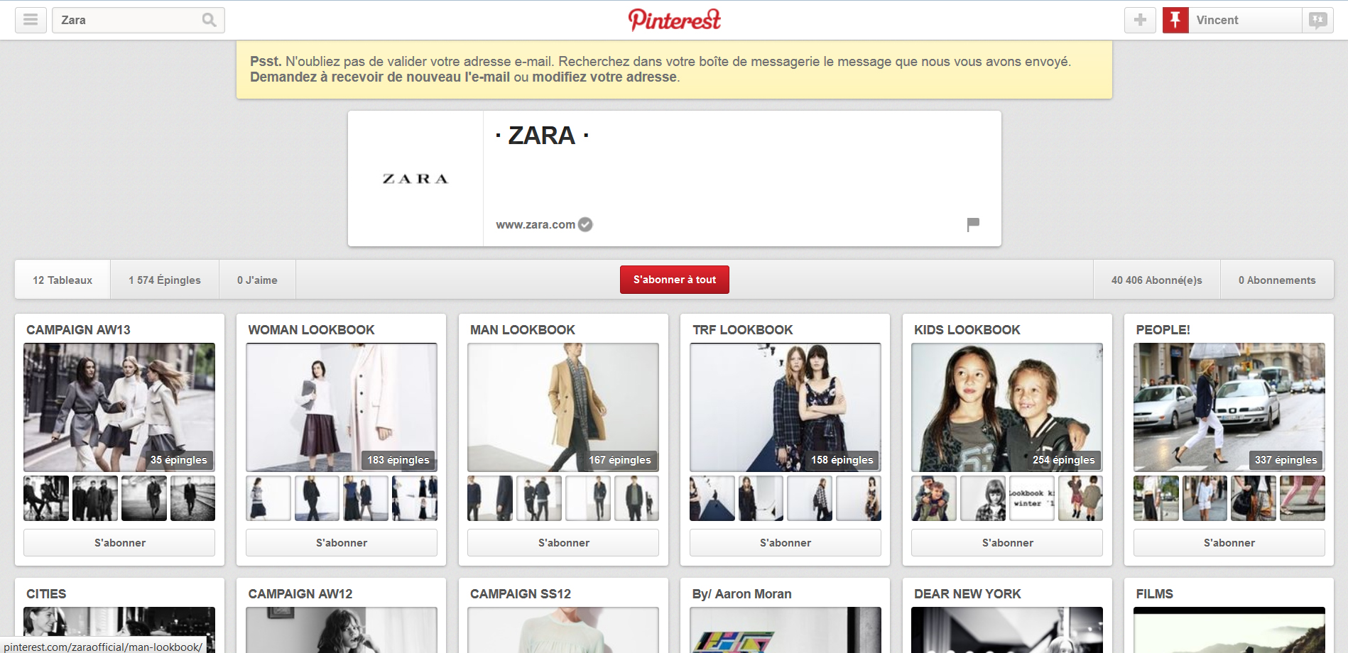 Pinterest Zara