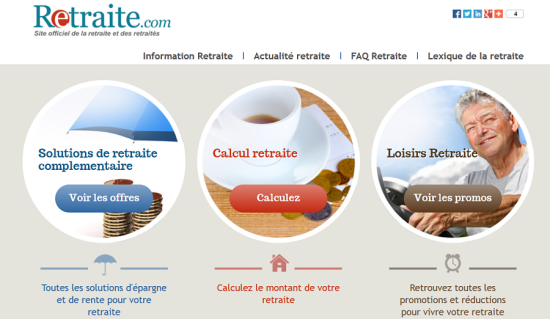 site internet retraite nom de domaine