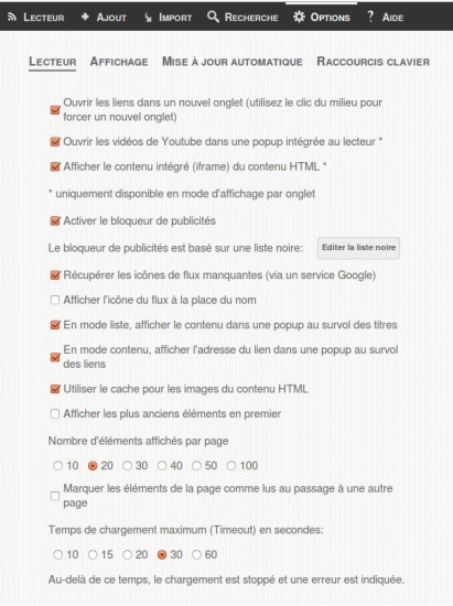 lecteur de flux RSS Bamboo Feed Reader