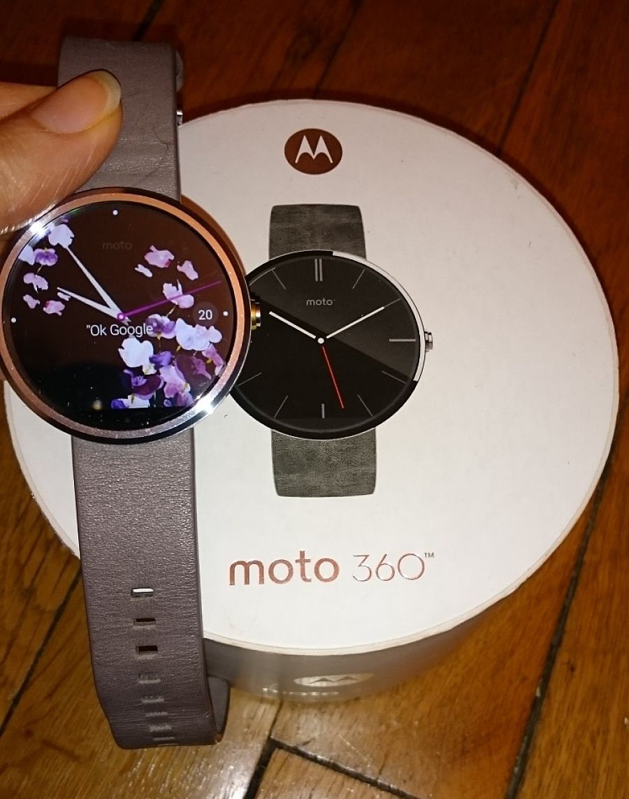 packaging moto360 motorola montre connecte