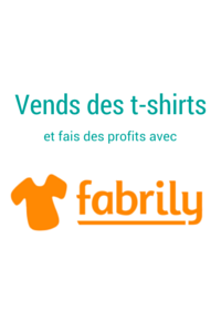 Vente t-shirts fabrily