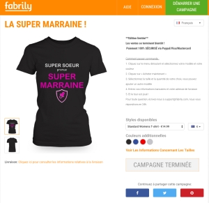 campagne t shirt fabrily