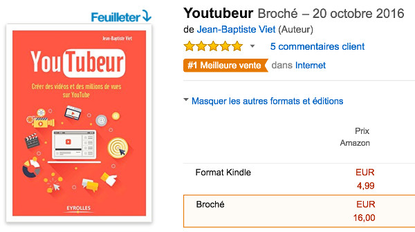 Avis livre YouTubeur