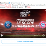 Digitaslbi et Twitter lancent le 1er chatbot de pronostics sportifs pour Nissan France