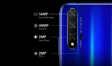 honor 20 camera arriere