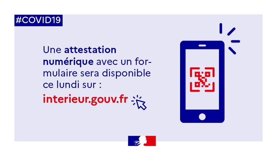 coronavirus attestation numerique