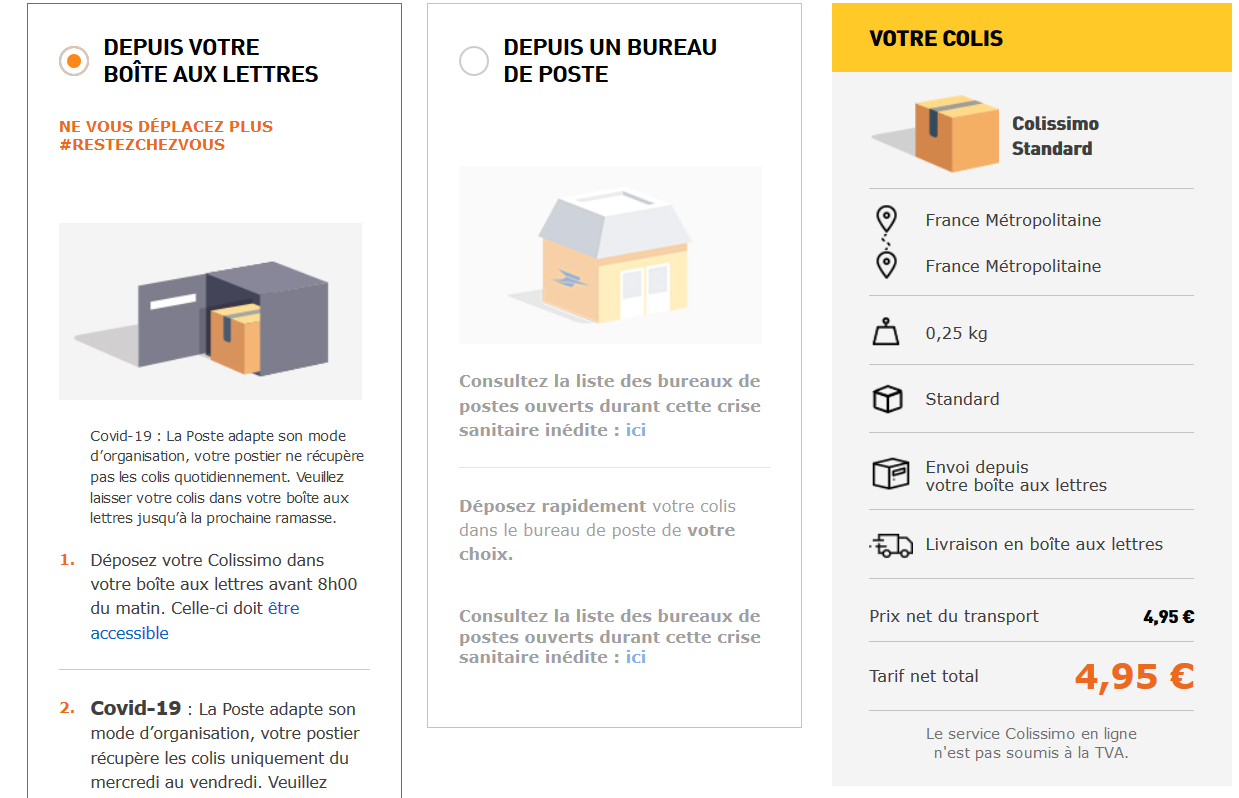 #Laposte Envoyer ses colis sans se déplacer ! #RestezChezVous ...